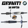 Trottinette de descente Gravity DH Raptor - Le top de la Trottinette de descente - Vue de dessus et dessous