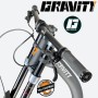 Trottinette de descente Gravity DH Raptor - Le top de la Trottinette de descente - Vue fourche RockShox BoXXer 203 mm