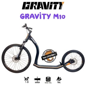 Trottinette Gravity Scooters M10 - CaniTrottinette - vue de côté