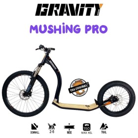 Trottinette Gravity Scooters Mushing Pro - CaniTrottinette - vue de côté
