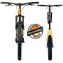 Trottinette Gravity Scooters Mushing Pro Air - vue frontal et arrière