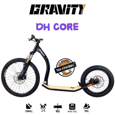 Trottinette Gravity Scooters DH Core - vue de côté