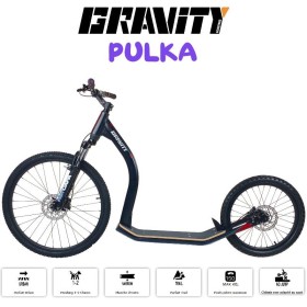 Trottinette Gravity Scooters Pulka - CaniTrottinette - vue de côté