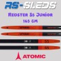 Traineau chien RS-Sleds (RSS) Mini Spyder - Ski de fond Atomic Redster S5 Junior