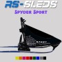 Traineau chien RS-Sleds (RSS) Spyder Sport - Traineau sprint à partir de deux chiens - sac à chien noir