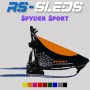 Traineau chien RS-Sleds (RSS) Spyder Sport - Traineau sprint à partir de deux chiens - sac à chien orange