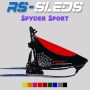 Traineau chien RS-Sleds (RSS) Spyder Sport - Traineau sprint à partir de deux chiens - sac à chien rouge