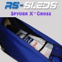 Traineau chien RSS Spyder X-Cross - Sac à chien scindés en deux parties, décrochable par velcro et sangle d'attache.