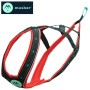 Harnais Takotna de Musher - Harnais de traction pour chien (x-back) - vue profil - rouge