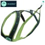 Harnais Takotna de Musher - Harnais de traction pour chien (x-back) - vue profil - vert neon