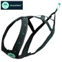 Harnais Takotna de Musher - Harnais de traction pour chien (x-back) - vue profil - noir