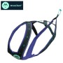 Harnais Takotna de Musher - Harnais de traction pour chien (x-back) - vue profil - violet