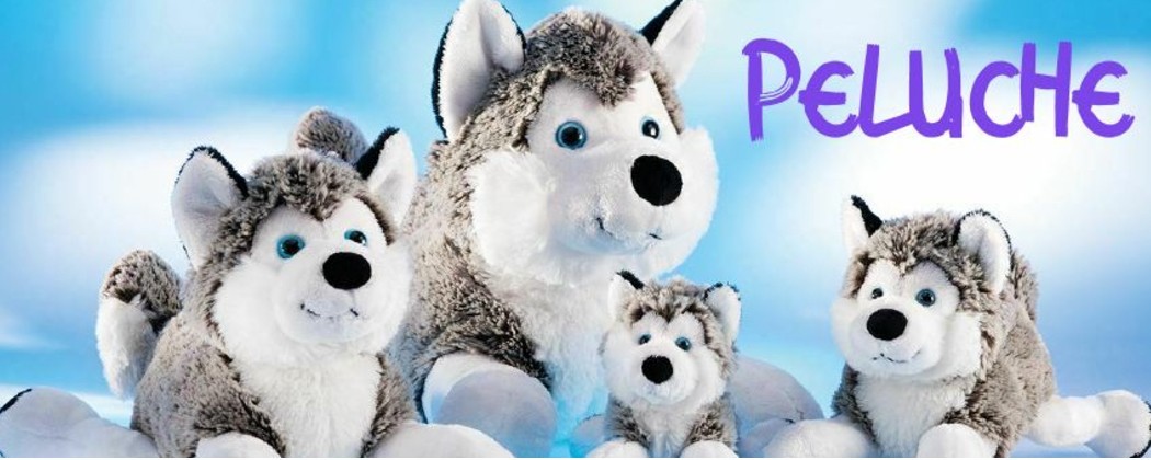 Câlinez votre compagnon Husky en peluche - Douceur et tendresse