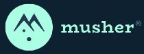 logo musher - équipement pour chiens de sports - canicross - canivtt - mushing